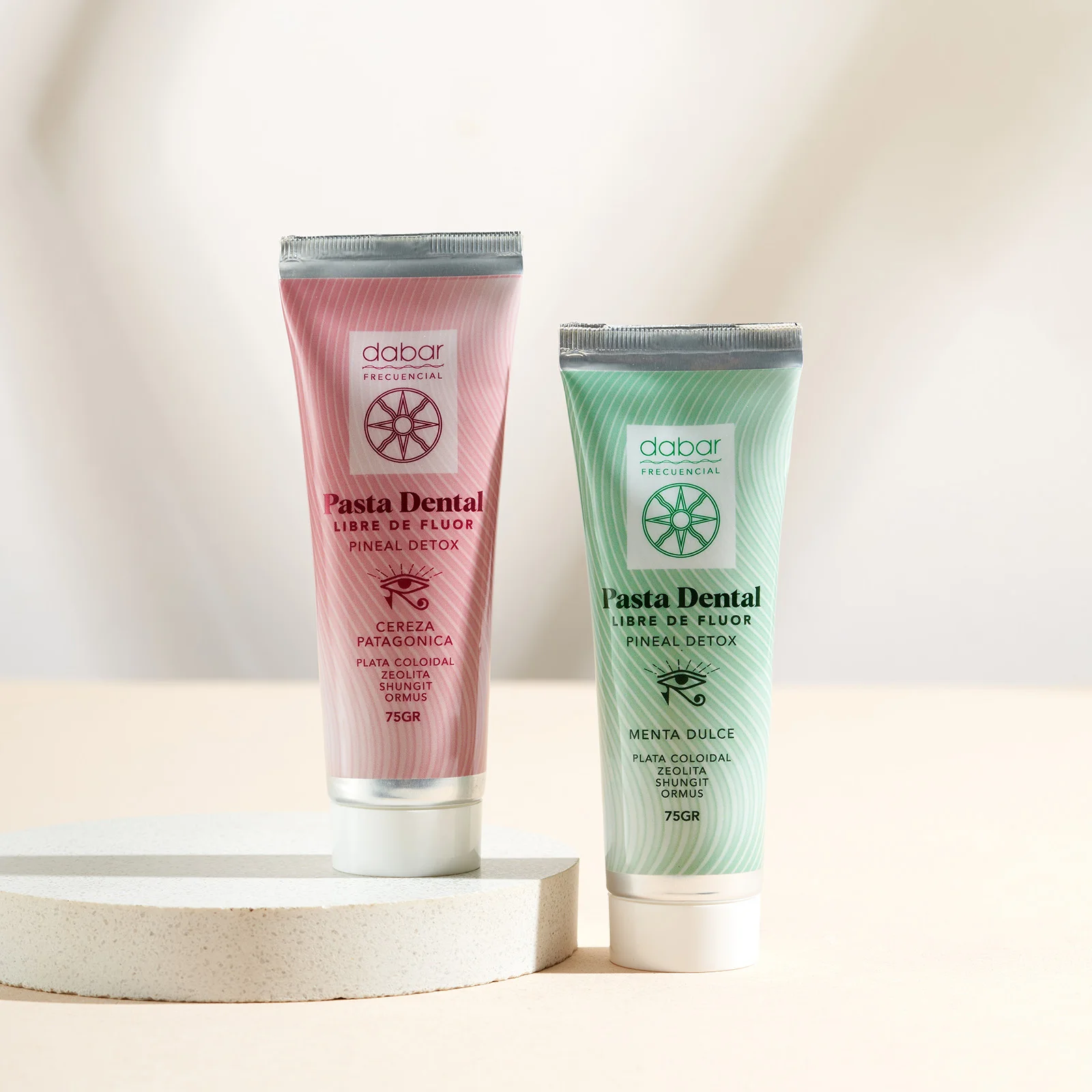 Pastas Dentales Sin Fluor 75g (Menta Dulce)